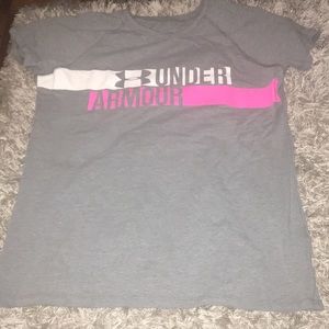Gray Under Armour T Shirt
